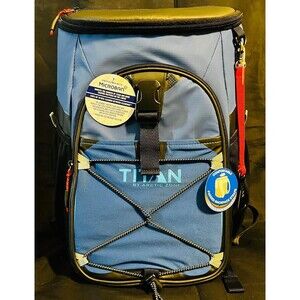 Arctic Zone Titan Insulated Backpack Cooler Blue Hiking Camping 24 Can NEW NWT